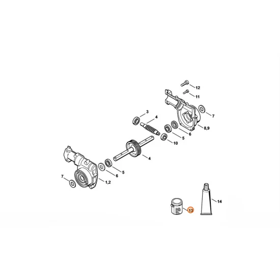 STIHL  Smar przekładniowy 40 g 0781 120 1004